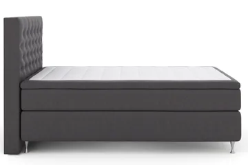 Select No 6 Komplett Sängpaket 140x200 F/M Latex/Memory - Mörkgrå/Silver - Products - Möbler - Säng - Kontinentalsäng