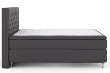 Select No 6 Komplett Sängpaket 140x200 F/M Memory/Pocket - Mörkgrå/Silver - Products - Möbler - Säng - Kontinentalsäng