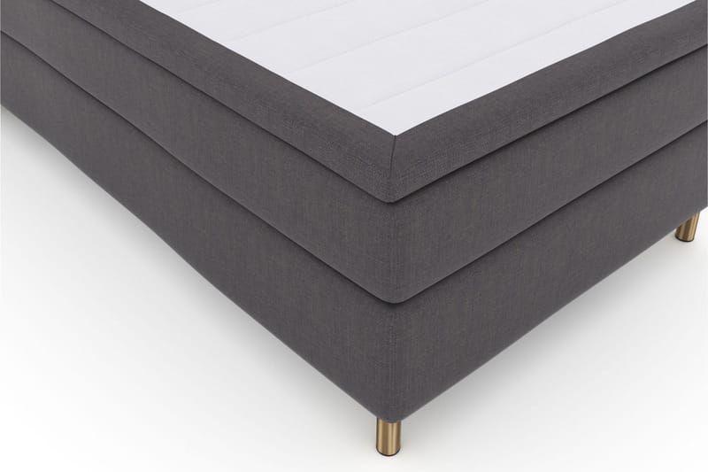 Select No 6 Kontinentalsäng 120x200 Fast Watergel - Mörkgrå/Koppar - Products - Möbler - Säng - Enkelsäng