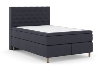 Select No 6 Kontinentalsäng 140x200 F/M Memory/Pocket - Blå/Metall - Products - Möbler - Säng - Kontinentalsäng