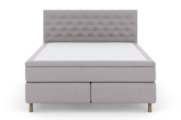 Select No 6 Kontinentalsäng 180x200 Fast Latex/Memory - Ljusgrå/Koppar - Products - Möbler - Säng - Kontinentalsäng