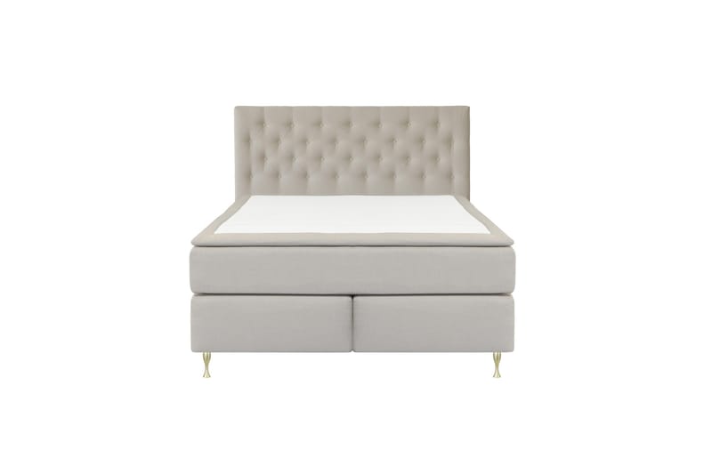 Select No 6 Kontinentalsäng 210x210 F/M Memory/Pocket, Beige/Guld