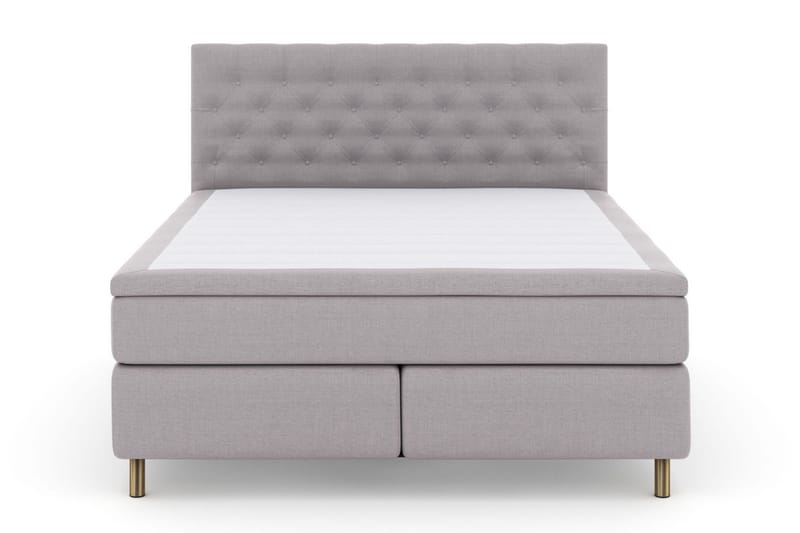Select No 6 Kontinentalsäng 210x210 F/M Memory/Pocket - Ljusgrå/Koppar - Products - Möbler - Säng - Kontinentalsäng
