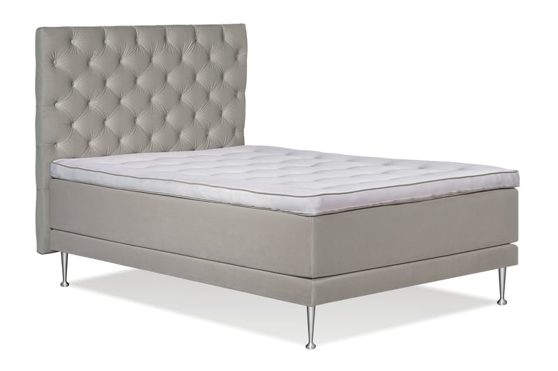 Victoria Komplett Sängpaket 140x200 - Beige - Products - Möbler - Säng - Kontinentalsäng
