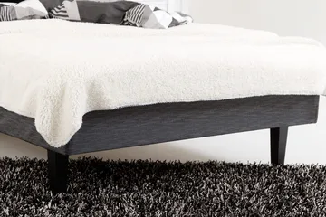 Viken Bas Komplett SängpaketRamsäng 120x200 Medelfast - Grå - Products - Möbler - Säng - Enkelsäng