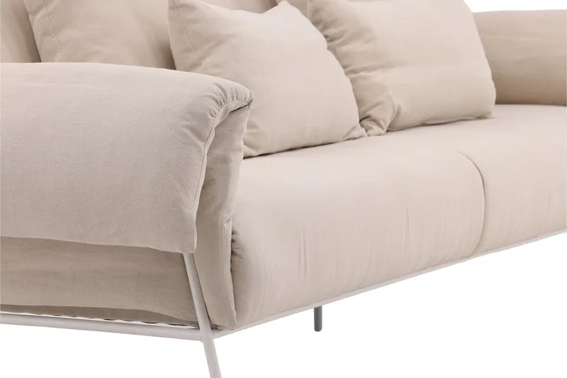 Öckerö Soffa 2-sit - Beige/Vit - Products - Möbler - Soffa - 2 sits soffa