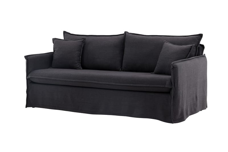 Nova 3-sits Soffa - Svart - Products - Möbler - Soffa - 3 sits soffa