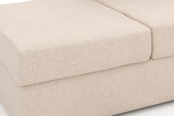 Alnaryd 2-3-sits Bäddsoffa med Fällbart Armstöd - Beige - Products - Möbler - Soffa - Bäddsoffa - 2 sits bäddsoffa