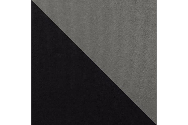 Alvared 4-sits Bäddsoffa med Dubbeldivan med Förvaring - Sammet/Svart/Grå - Products - Möbler - Soffa - Bäddsoffa - U bäddsoffa