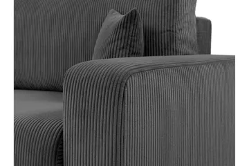 Barile Bäddsoffa 3-sits i Plysch - Brun - Products - M öbler - Soffa - Bäddsoffa - 3 sits bäddsoffa