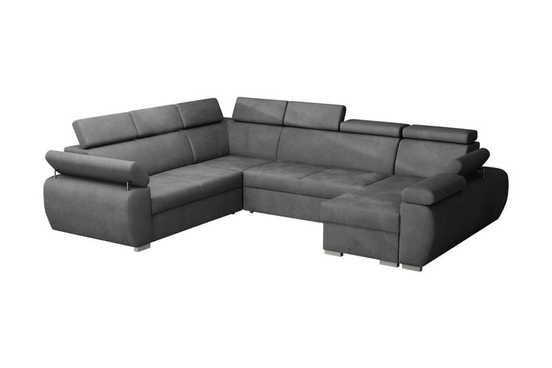 Boston Hörnsoffa Höger, Mörkgrå