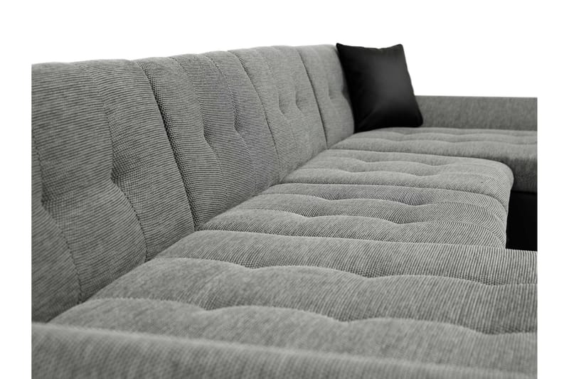 Dewitt Bäddsoffa Dubbeldivan 5-sits - Grå - Products - Möbler - Soffa - Bäddsoffa - U bäddsoffa