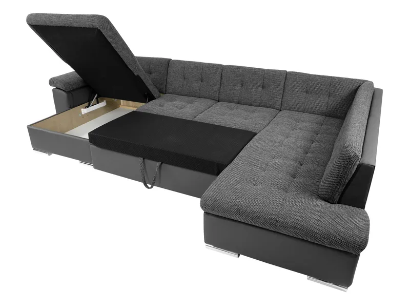 Dynir Bäddsoffa med Divan och Schäslong 5-sits - Blå - Products - Möbler - Soffa - Bäddsoffa - Bäddsoffa divan