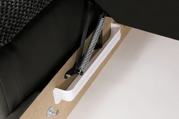 Dynir Stor Hörnbäddsoffa Divan med Förvaring Vänster - Grå / Svart - Products - Möbler - Soffa - Bäddsoffa - Bäddsoffa längsbäddad