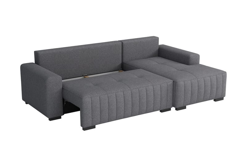Esher 3-sits Bäddsoffa Höger - Grå - Products - Möbler - Soffa - Bäddsoffa - Bäddsoffa divan