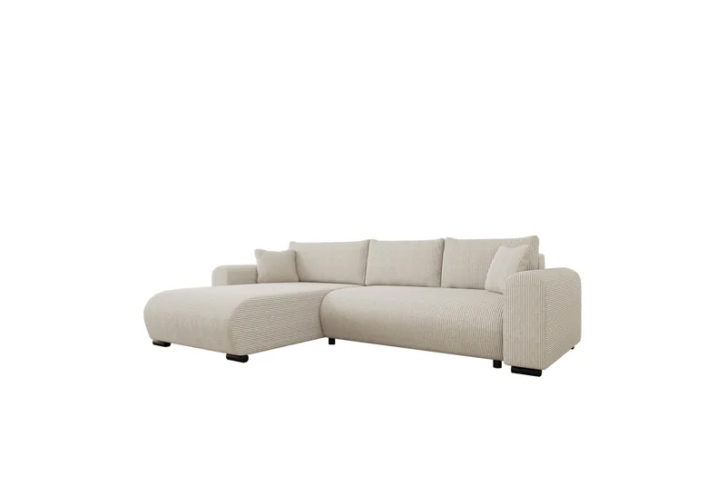 Handda Bäddsoffa med Divan 3-sits i Manchester, Beige