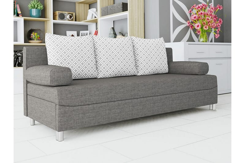 Kintore 2-sits Bäddsoffa Light grey/Dark grey - Products - Möbler - Soffa - Bäddsoffa - Bäddsoffa längsbäddad