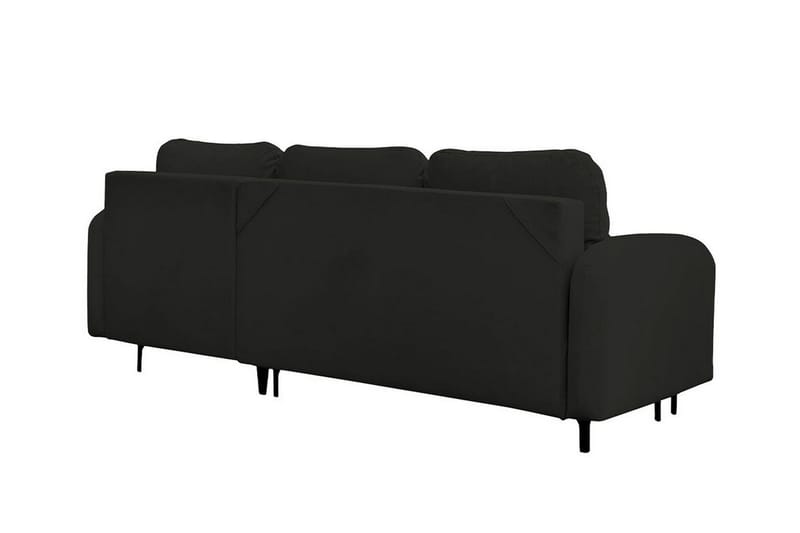 Knocklong 3-sits Hörnbäddsoffa Black - Products - Möbler - Soffa - Bäddsoffa - Hörnbäddsoffa