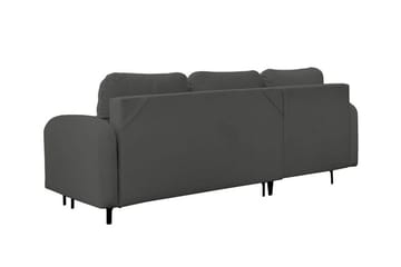 Knocklong 3-sits Hörnbäddsoffa Dark grey - Products - Möbler - Soffa - Bäddsoffa - Hörnbäddsoffa