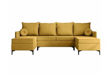 Knocklong 4-sits Hörnbäddsoffa - Gul - Products - Möbler - Soffa - Bäddsoffa - Hörnbäddsoffa