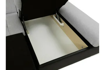 Lomux 3-sits Hörnbäddsoffa Dark green - Products - Möbler - Soffa - Bäddsoffa - Bäddsoffa längsbäddad