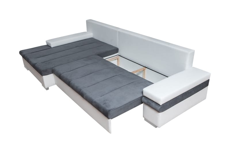 Naoma Bäddsoffa med Divan 4-sits - Gul - Products - Möbler - Soffa - Bäddsoffa - Bäddsoffa divan