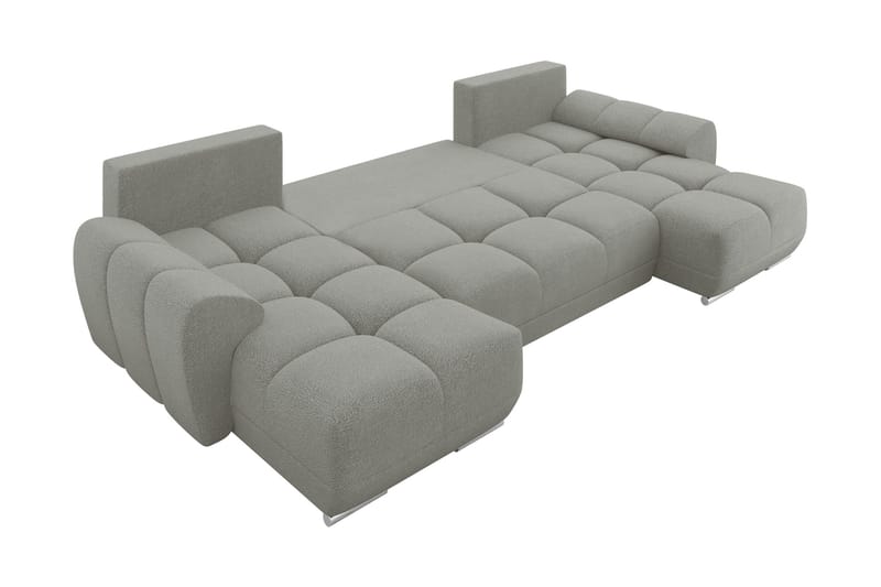 Simerly Bäddsoffa Dubbeldivan 4-sits - Svart - Products - Möbler - Soffa - Bäddsoffa - U bäddsoffa