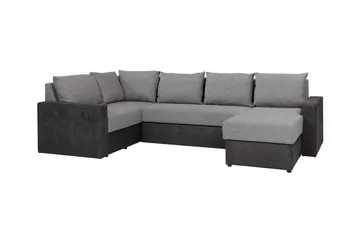 Staffin 4-sits Hörnbäddsoffa Ljusgrå - Products - Möbler - Soffa - Bäddsoffa - Hörnbäddsoffa