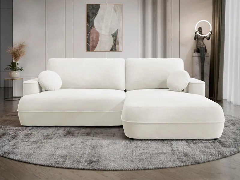 Uppland Bäddsoffa med Divan 3-sits - Vit - Products - Möbler - Soffa - Bäddsoffa - Bäddsoffa divan