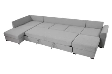 Wilma 6-sits Bäddsoffa - Grå - Products - Möbler - Soffa - Bäddsoffa - Bäddsoffa divan