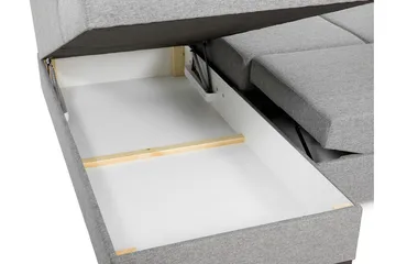 Wilma Hörnsoffa Vänster - Svart - Products - Möbler - Soffa - Bäddsoffa - Bäddsoffa divan