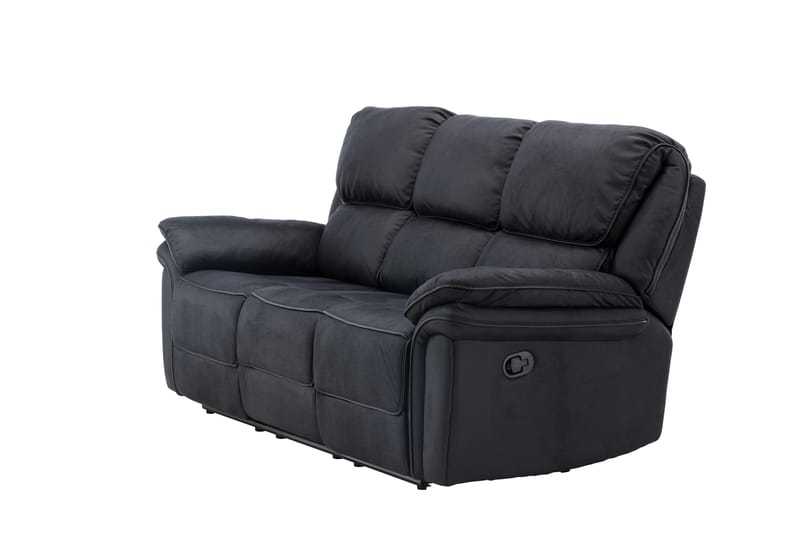 Saranda Reclinersoffa - Svart - Products - Möbler - Soffa - Biosoffa & reclinersoffa - 3 sits biosoffa & reclinersoffa