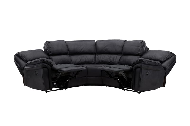 Saranda Reclinersoffa - Svart - Products - Möbler - Soffa - Biosoffa & reclinersoffa - 4 sits biosoffa & reclinersoffa