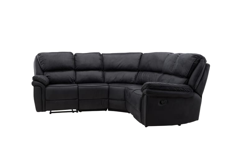 Saranda Reclinersoffa - Svart - Products - Möbler - Soffa - Biosoffa & reclinersoffa - 4 sits biosoffa & reclinersoffa