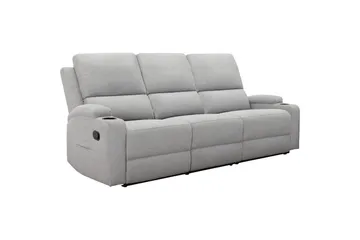 Dallas Reclinersoffa 3-sits - Grå - Products - Möbler - Soffa - Biosoffa & reclinersoffa