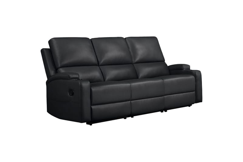Dallas Reclinersoffa 3-sits - Svart - Products - Möbler - Soffa - Biosoffa & reclinersoffa