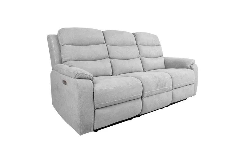 Mimi Reclinersoffa 3-sits Ljusgrå - Products - Möbler - Soffa - Biosoffa & reclinersoffa