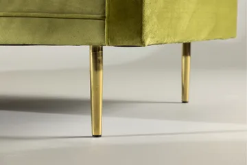 Boom Sammetssoffa 3-sits - Grön - Products - Möbler - Soffa - 3 sits soffa