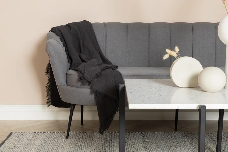 Calais 3-sits Soffa - Grå - Products - Möbler - Soffa - 3 sits soffa