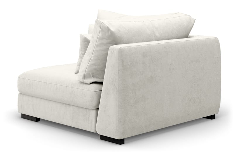 Dubai Hörnmodul Sammet - Vit - Products - Möbler - Soffa - Modulsoffa - Hörnmodul