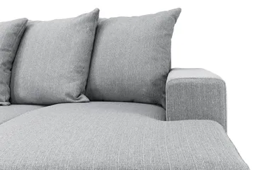 Nebraska U-soffa Divan Höger Kuvertkuddar - Ljusgrå - Products - Möbler - Soffa - U-soffa