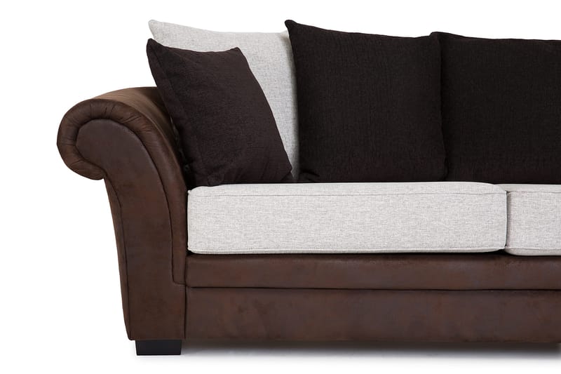 Toronto 3-sits Soffa - Brun/Beige - Products - Möbler - Soffa - Skinnsoffa