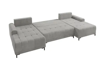 Vilshult Soffa Dubbeldivan 4-sits - Ljusgrå - Products - Möbler - Soffa - U-soffa