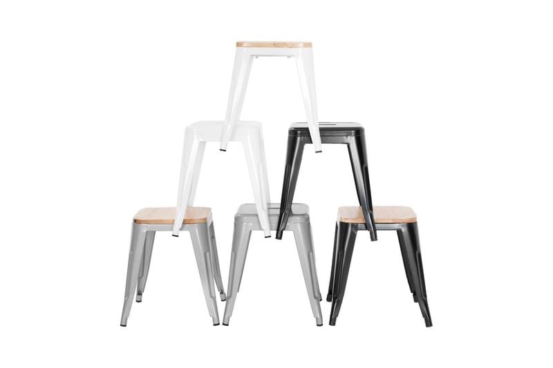 Amparo Pall - Grå - Products - Möbler - Fåtölj & stolar - Pall & puff