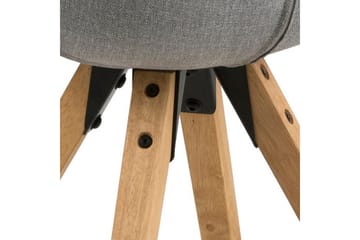 Andros Matstol & köksstol med träben - Grå - Products - Möbler - Fåtölj & stolar - Matstol & köksstol