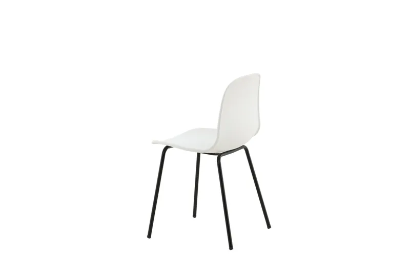 Arctic Matstol - Vit/Svart - Products - Möbler - Fåtölj & stolar - Matstol & köksstol