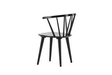 Bobby Karmstol - Svart - Products - Möbler - Fåtölj & stolar - Matstol & köksstol