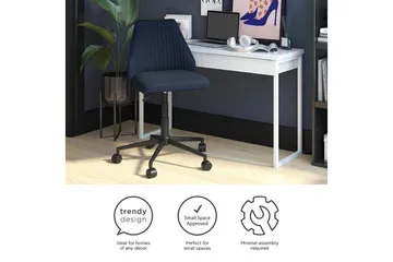 Brittany Kontorsstol Marinblå - Novogratz - Products - Möbler - Fåtölj & stolar - Kontorsstol & skrivbordsstol