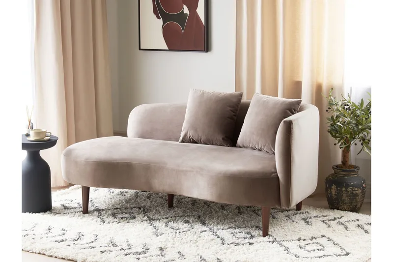 Gabriell Schäslong 168 cm Höger - Beige - Products - Möbler - Fåtölj & stolar - Fåtölj - Liggfåtölj