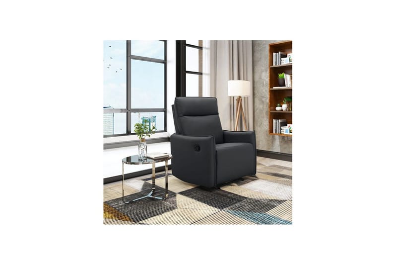 Lugo Liggfåtölj - Svart - Products - Möbler - Fåtölj & stolar - Fåtölj - Biofåtölj & reclinerfåtölj